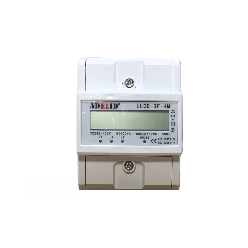 Licznik energii elektrycznej 3‑faz. ADELID LLCD-3F-4M Licznik energii elektrycznej 3‑faz. ADELID LLCD-3F-4M
