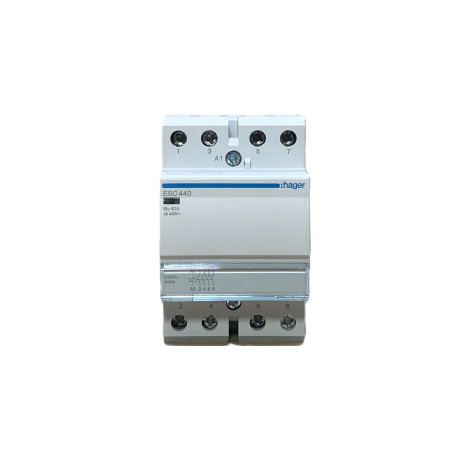 Stycznik modułowy Hager ESC440 40A 4NO 230V AC