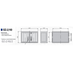 Obudowa pusta OZ-2/40