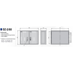 Obudowa pusta OZ-3/60