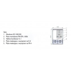 Złącze licznikowe ZPL-1p-TL-3-L/w