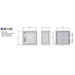 Obudowa pusta OZ-1/40