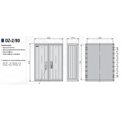 Obudowa pusta OZ-2/80