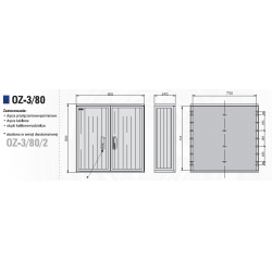 Obudowa pusta OZ-3/80