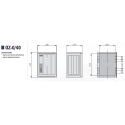 Obudowa pusta OZ-0/40